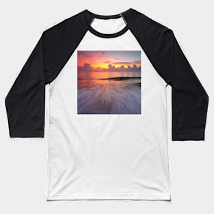 Ocean Sunset Baseball T-Shirt